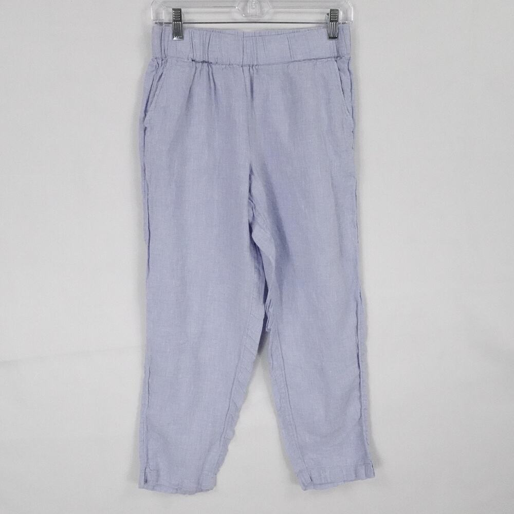 Haven Pants Women Small Lavender‎ Well Within Linen Relaxed Lightweight Pockets